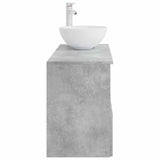 Bathroom Furniture Set 2 pcs Concrete Grey Engineered Wood 3404027