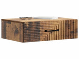 Wall-Mounted Bedside Cabinet 2 pcs Old Wood 49 x 34.5 x 20 cm 898632