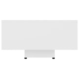 Coffee Table White 85x55x31 cm Engineered Wood 803380