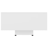 Coffee Table White 85x55x31 cm Engineered Wood 803380