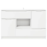 Sideboard with Drawer White 100 x 30 x 65.6 Engineered Wood 888787