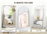 150cm Arched Full Length Mirror - Gold Tone T3398P343300