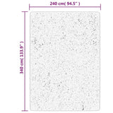 Shaggy Rug PAMPLONA High Pile Modern Green 240x340 cm 375307
