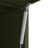 Wall Cabinet for Garage with Gas-lift Door Olive green 883263