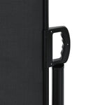 Retractable Side Awning Black 120x1200 cm 4004789