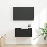 TV Wall Cabinet Black 60 x 31 x 29.5 cm Engineered Wood 892191