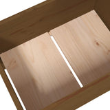 Planter Honey Brown 178.5x44x75 cm Solid Wood Pine 822250