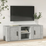 TV Cabinet Concrete Grey 100x31.5x35 cm Engineered Wood 819432