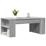 ZNTS Coffee Table Grey Sonoma 102x55x42 cm Engineered Wood 831859