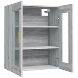 Hanging Wall Cabinet Grey Sonoma 69.5x34x90 cm 817388