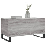 ZNTS Coffee Table Grey Sonoma 90x44.5x45 cm Engineered Wood 830986