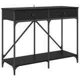 Console Table Black Oak 100 x 39 x 78.5 cm Engineered Wood 882808