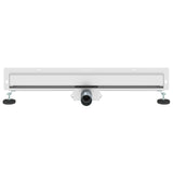 Wall Mounted Shower Drain Silver 70 cm Stainless Steel 304 42015993