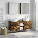 Bathroom Furniture Set 5 pcs Smoked Oak 3407091