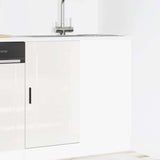Kitchen Base Cabinet "Porto" High Gloss White Engineered Wood 854300