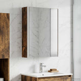 Bathroom Mirror Cabinet Smoked Oak 33 x 11.5 x 50 cm 889219