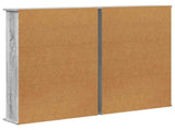 CD Cabinet 2 pcs Grey Sonoma 60 x 17 x 92 cm Engineered Wood 8012741