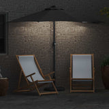 Garden Parasol Anthracite 294 x 150 x 224 cm 42003269