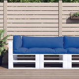 Pallet Cushions 3 pcs Blue Fabric 360954