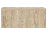 Wall-Mounted Bedside Cabinet 2 pcs Sonoma Oak 49 x 34.5 x 20 cm 898790