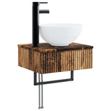Bathroom Furniture Set 3 pcs Old Wood Engineered Wood 3405585
