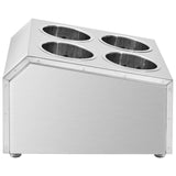 Cutlery Holder 4 Grids Square Stainless Steel 51229