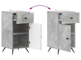 Bathroom Storage Cainet BREDA Concrete Grey 30 x 31 x 80 cm 897488