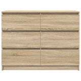 Sideboard Sonoma Oak 100x35x76 cm Engineered Wood 3328500