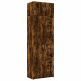 Storage Cabinet Smoked Oak 70x42.5x225 cm Engineered Wood 3281326
