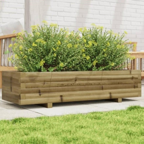 ZNTS Garden Planter 110x40x26.5 cm Impregnated Wood Pine 847342