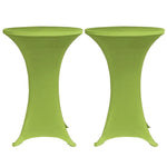 Stretch Table Cover 4 pcs 80 cm Green 279089