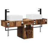 Bathroom Cabinet Set 3 pcs Old Wood 53 x 35 x 39 cm 3405615
