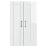 Wall Cabinet LUCCA High Gloss White 60 x 31 x 100 cm 885139