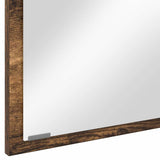 Mirror Wall-mounted Smoked Oak 90 x 8.5 x 37 cm Engineered Wood 822817
