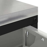 Kitchen Storage HATTEM Silver 90 x 50 x 53 cm Steel 875001