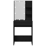 Dressing Table Black Oak 60 x 40 x 140 cm Engineered Wood 862780