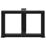 Coffee Table Legs T-Shaped 2 pcs Black 40x25x cm Steel 4013004