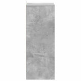 808949 Shoe Cabinet Concrete Grey 60x35x92 cm Engineered Wood