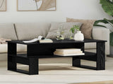 Coffee Table Black Oak 90 x 50 x 40 cm Engineered Wood 8000213