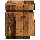 Bedside Cabinets with LED Lights 2 pcs Old Wood 40x39x48,5 cm 857659