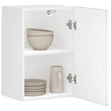 Kitchen Wall Cabinet Porto White Engineered Wood 854027