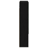 Bathroom Mirror Cabinet Black Oak 50 x 14.5 x 70 cm 889200