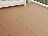 Decking Tile 6 pcs Brown 60 x 30 cm WPC 42046684