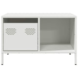 Coffee Table White 68.5x50x43.5 cm Cold-rolled Steel 851285