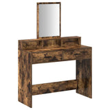 Dressing Table Smoked Oak 100 x 41 x 140 cm Engineered Wood 865149