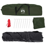Camping Tent Dome 4-Person Green Quick Release 4004181