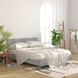 Bed Headboard Concrete Grey 160x1.5x80 cm Engineered Wood 811038