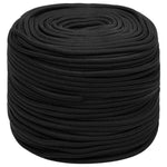 ZNTS Boat Rope Full Black 8 mm 100 m Polypropylene 152503