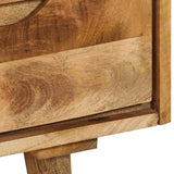 Sideboard Solid Mango Wood 90x30x69 cm 246789