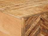 Coffee Table Brown 80 x 50 x 40 cm Solid Mango Wood 4018921